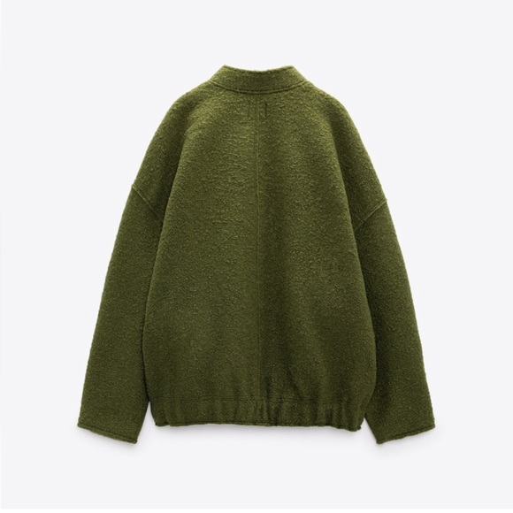 Zara Jackets & Coats Zara Textured Bomber Jacket Poshmark